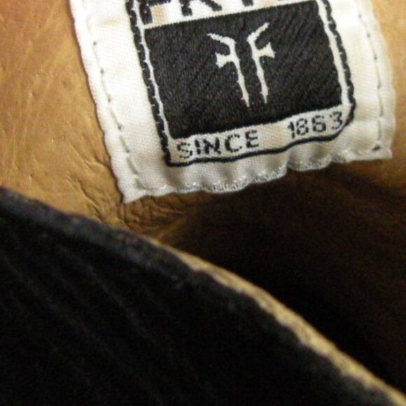 FRYE Sutton Engineer Black Lace up Boots 11 - Picture 9 of 11